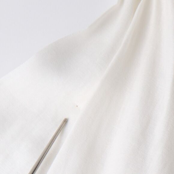 La Redoute Essentials Womens 16 100% Linen Popover Shirt Resort Costal Lagenlook - Picture 10 of 13